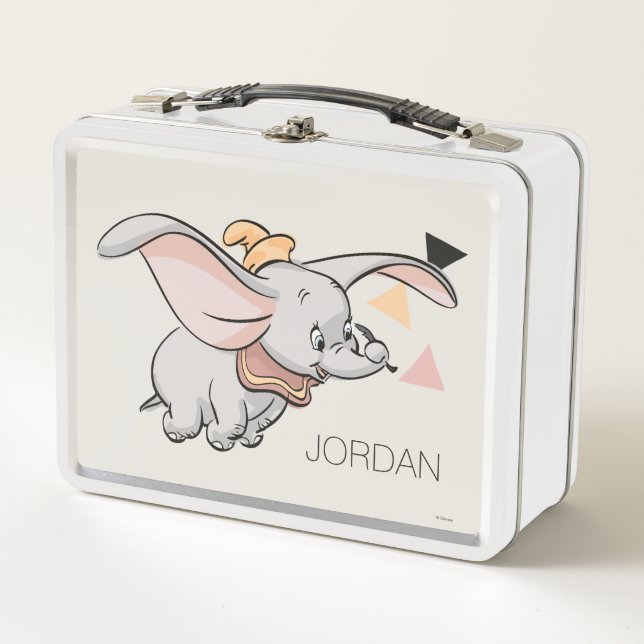 Dumbo Tribal Design Metal Lunch Box (Front)