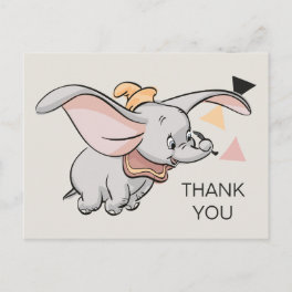 Dumbo Tribal Design Thank You Postcard
