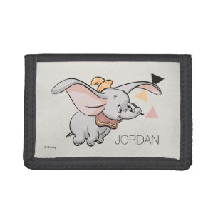 Dumbo Tribal Design Tri-fold Wallet