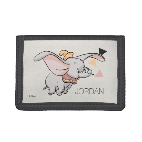 Dumbo Tribal Design Trifold Wallet