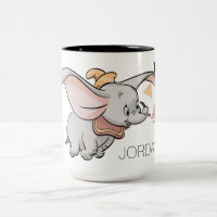 Dumbo Tribal Design Two-Tone Coffee Mug