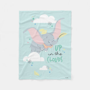 Dumbo Up in the Clouds Fleece Blanket