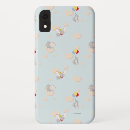 Dumbo up in the Clouds Pattern iPhone XR Case