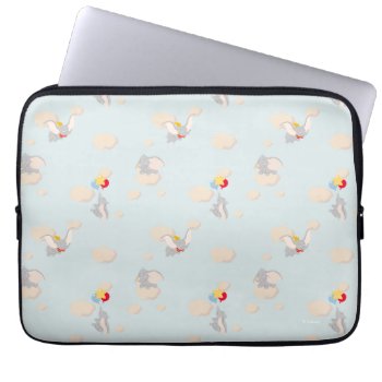 Dumbo Up In The Clouds Pattern Laptop Sleeve by dumbo at Zazzle