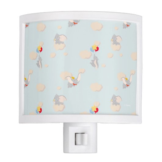 Dumbo up in the Clouds Pattern Night Light (Front)
