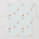 Dumbo up in the Clouds Pattern Postcard