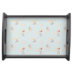 Dumbo up in the Clouds Pattern Serving Tray