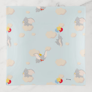 Dumbo up in the Clouds Pattern Trinket Tray
