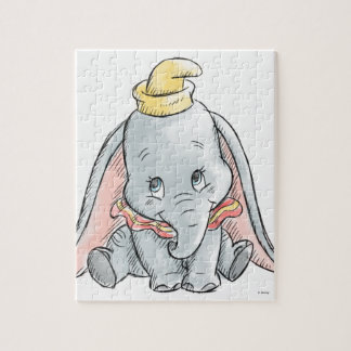 Dumbo Watercolor Jigsaw Puzzle