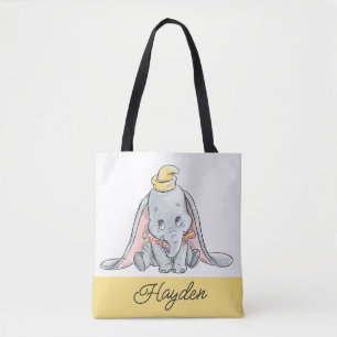 Dumbo Watercolor Tote Bag