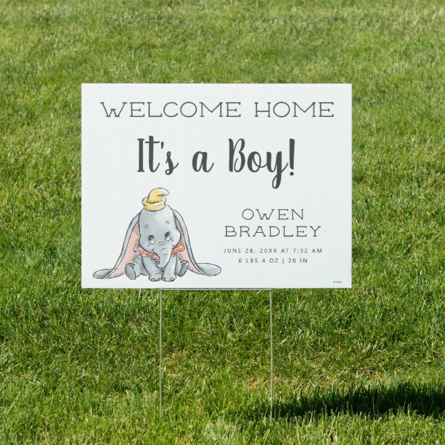 Dumbo | Welcome Baby Sign (Insitu)