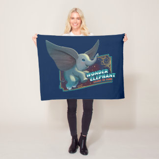 Dumbo | Wonder Elephant Soars To Fame Circus Art Fleece Blanket