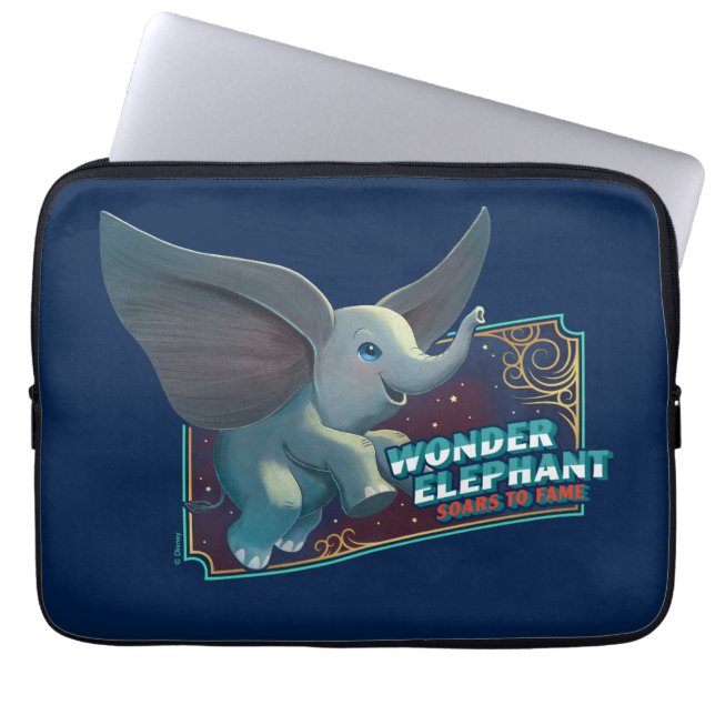 Dumbo | Wonder Elephant Soars To Fame Circus Art Laptop Sleeve (Front)