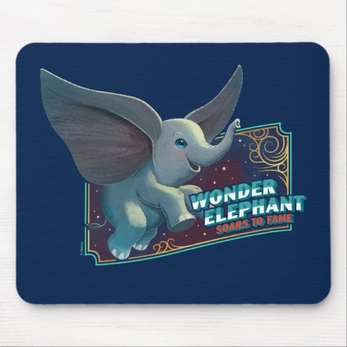 Dumbo  Wonder Elephant Soars To Fame Circus Art Mouse Pad