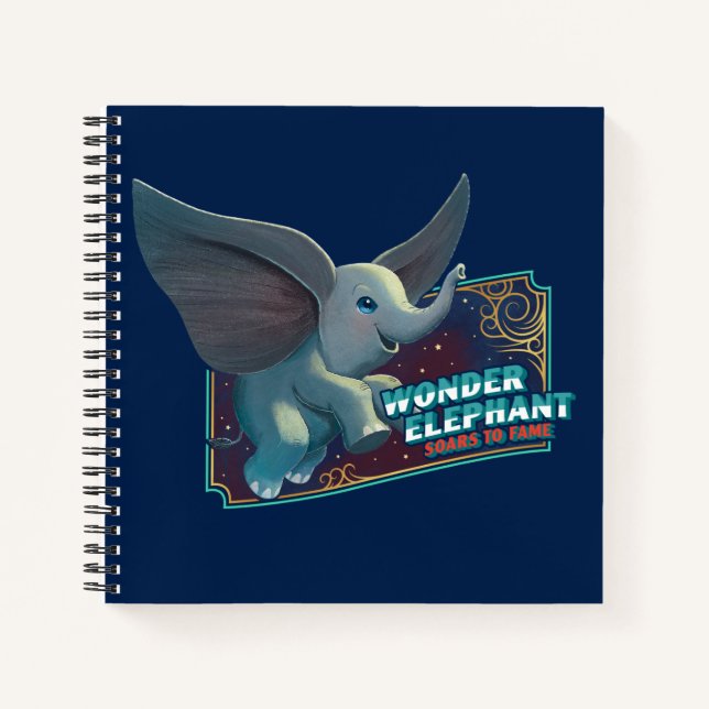 Dumbo | Wonder Elephant Soars To Fame Circus Art Notebook (Front)