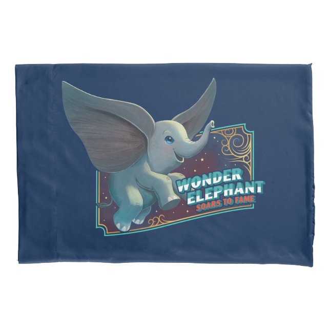 Dumbo | Wonder Elephant Soars To Fame Circus Art Pillow Case (Front)