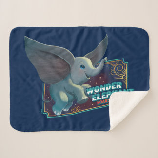 Dumbo | Wonder Elephant Soars To Fame Circus Art Sherpa Blanket