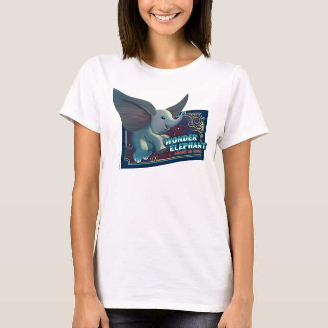 Dumbo | Wonder Elephant Soars To Fame Circus Art T-Shirt (Front)