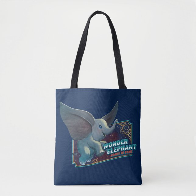 Dumbo | Wonder Elephant Soars To Fame Circus Art Tote Bag (Front)