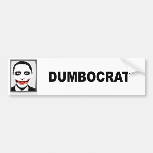 Dumbocrat Bumper Sticker (Front)