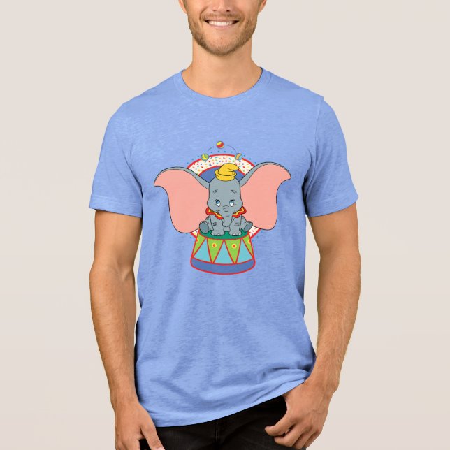 Dumbo's Dumbo Performing in Circus Tri-Blend Shirt (Front)