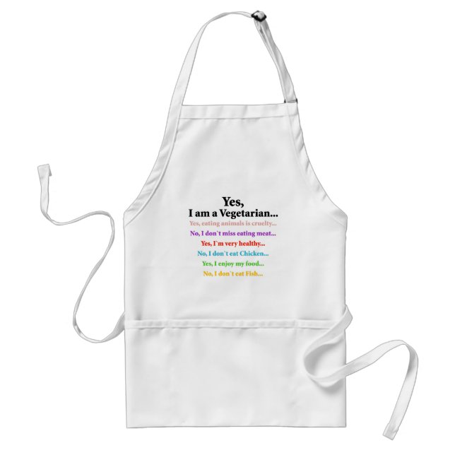 DumbQuestions Adult Apron (Front)