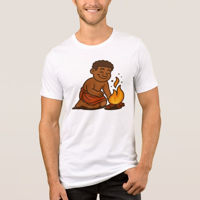Dumi Fire Keeper Tri-Blend Shirt (Front)