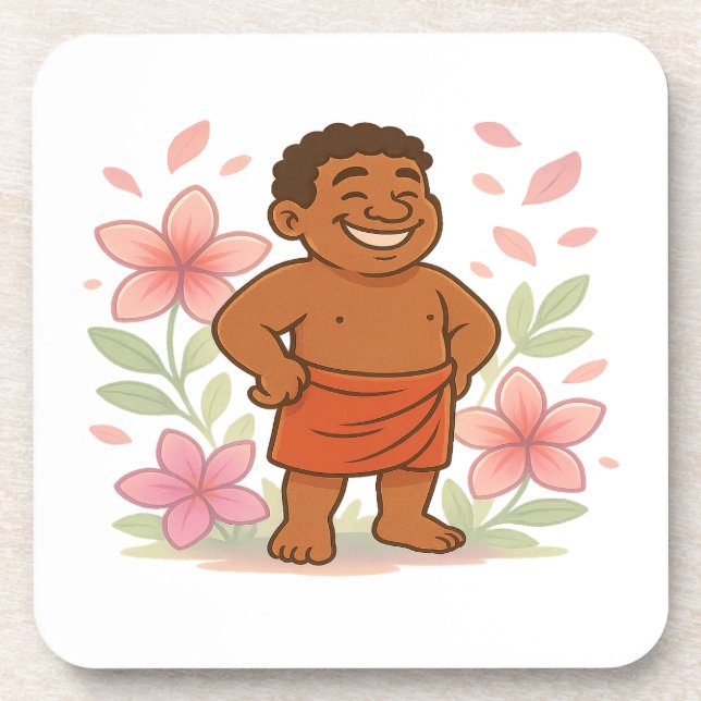 Dumi Flower spirit Beverage Coaster (Front)