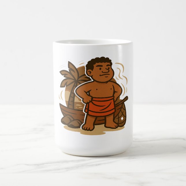 Dumi Island Guardian Coffee Mug (Center)
