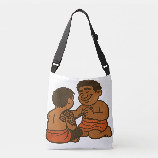 Dumi Tatau Artist Crossbody Bag (Front)