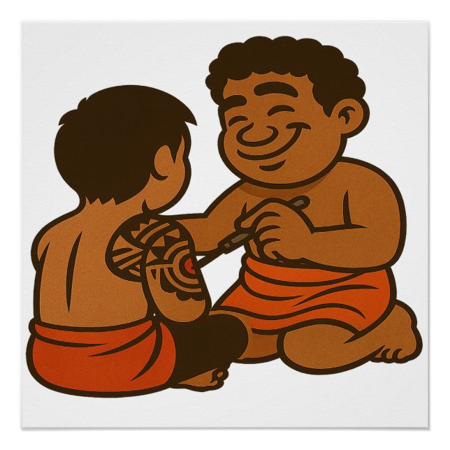 Dumi Tatau Artist Poster (Front)