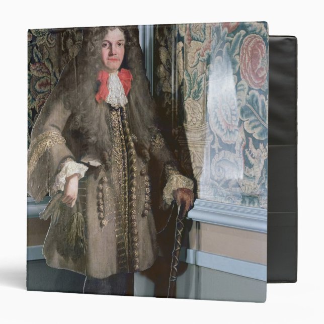 Dummy board figure of a man, c.1690 3 ring binder (Front/Inside)