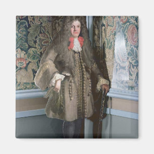 Dummy board figure of a man, c.1690 magnet