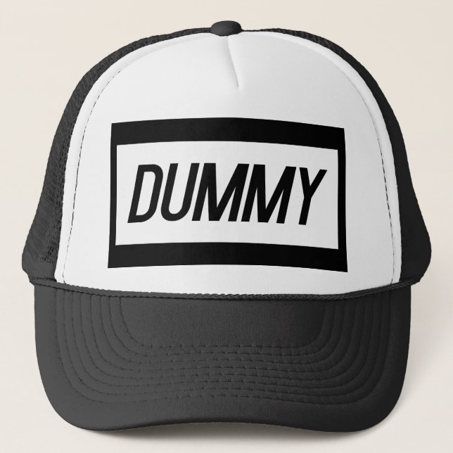 Dummy Co. Trucker Hat (Front)