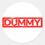 Dummy Stamp Classic Round Sticker