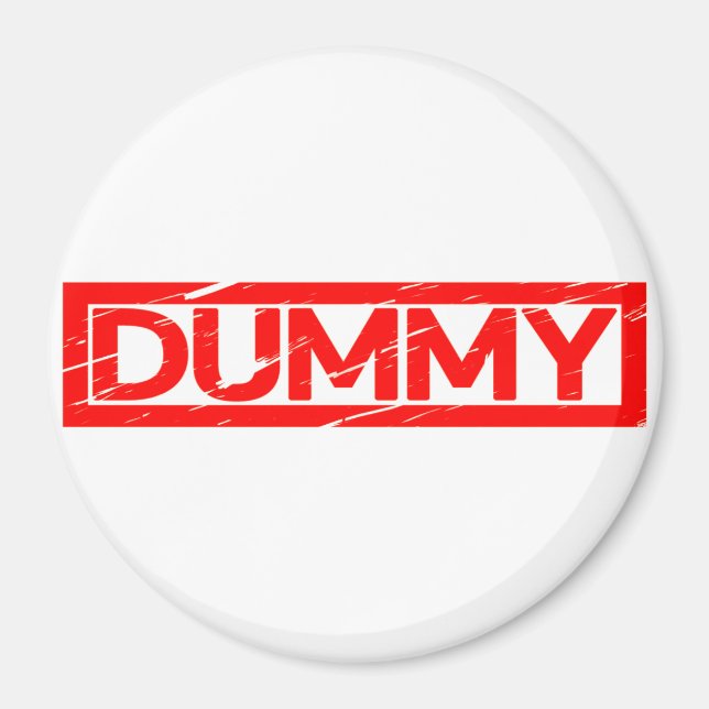 Dummy Stamp Magnet (Front)