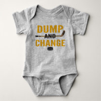 Dump and Change Hockey Baby Black and Gold Sticks
