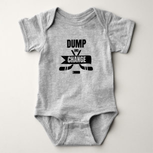 Dump and Change Hockey Baby Bodysuit