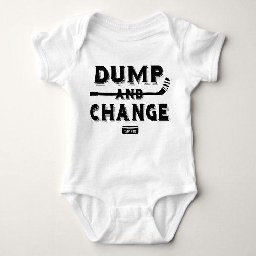 Dump and Change Hockey Baby Bodysuit