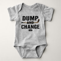 Dump and Change Hockey Baby Bodysuit Color Sticks Dump and Change Hockey Baby Bodysuit Color Sticks