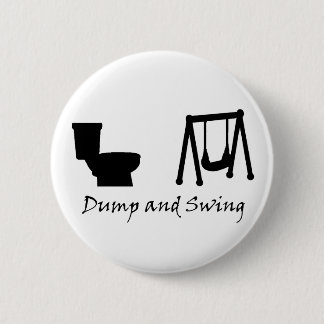 Dump and Swing - Ultimate Frisbee (light) Pinback Button