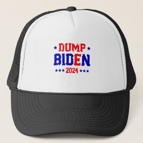 Dump Biden 2024  Anti Biden Republican 2024 Elect Trucker Hat