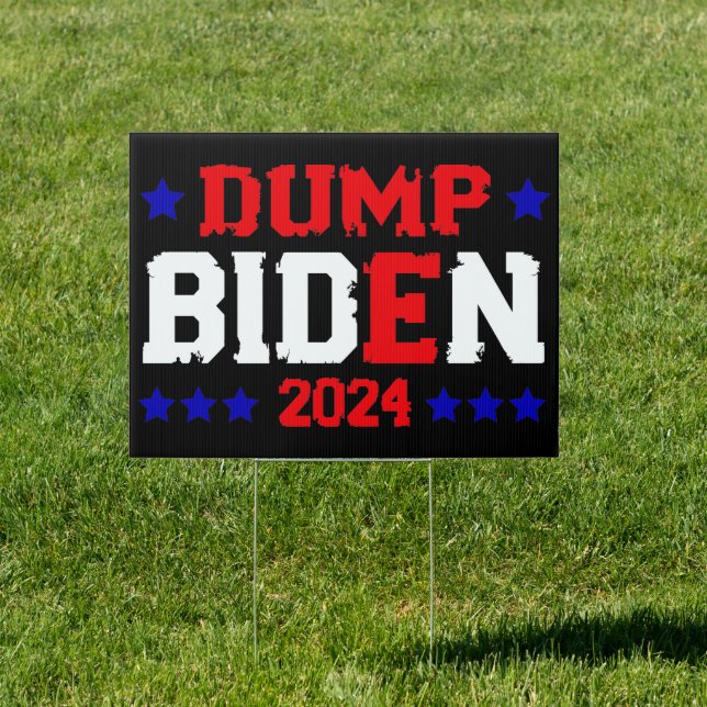 Dump Biden, Anti Biden 2024 Election Sign (Insitu)