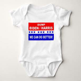 Dump Biden Harris We Can Do Better! Baby Bodysuit