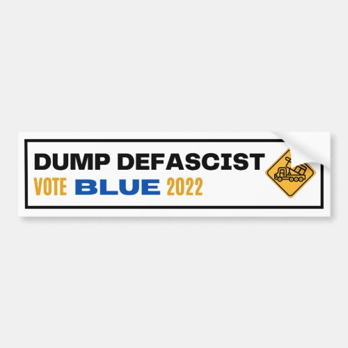 dump defascist desantis sticker