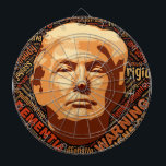 Dump Donald Trump Not My President Idiot Dart Board<br><div class="desc">Take out some of your dump President Donald Trump idiot frustrations on this dartboard!  You'll feel better for a little while!</div>