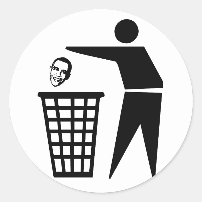 Dump Obama stickers (Front)