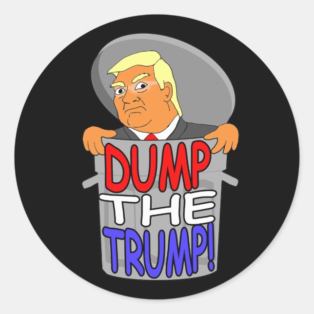 Dump The Donald Trump Stickers (Front)
