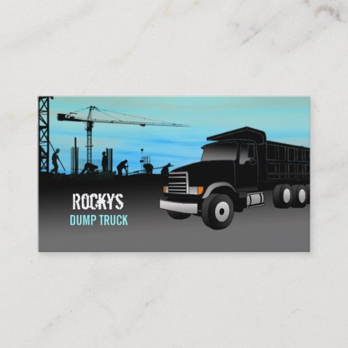 Dump Truck Business Cards