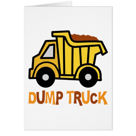 Dump Truck Cards (Front)